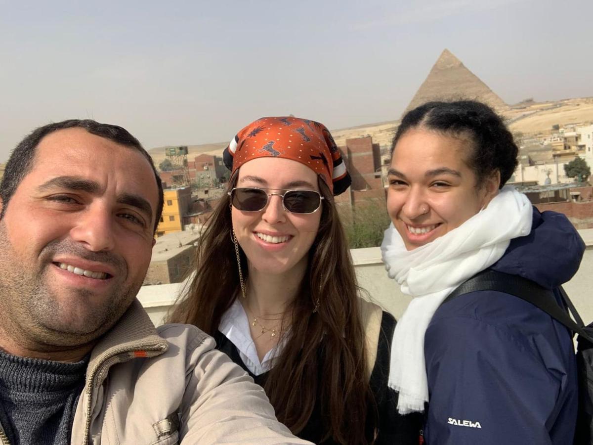 Queen Pyramids View Inn Kafret el-Gabal Buitenkant foto