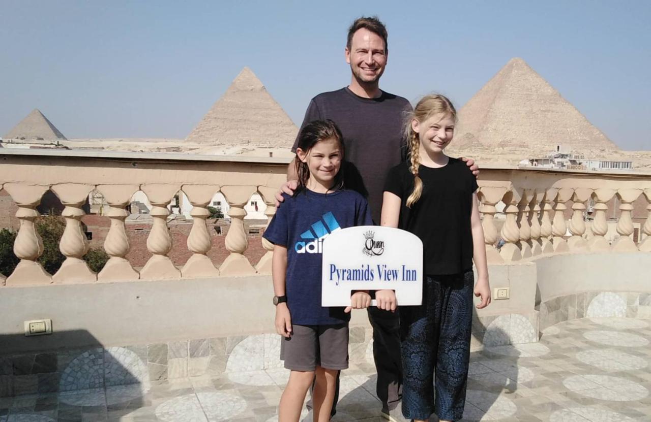 Queen Pyramids View Inn Kafret el-Gabal Buitenkant foto