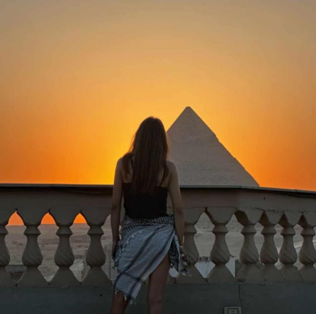 Queen Pyramids View Inn Kafret el-Gabal Buitenkant foto