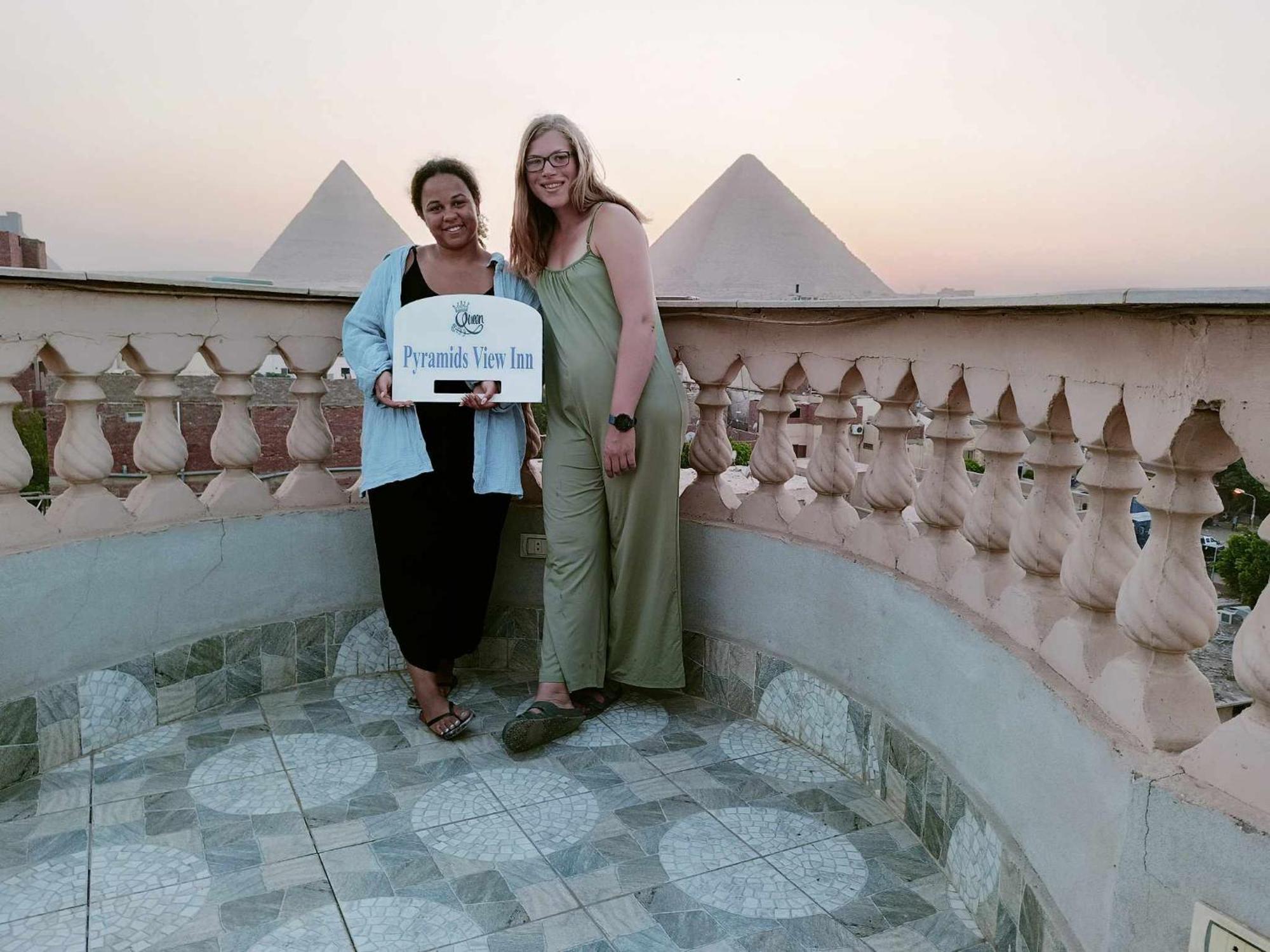 Queen Pyramids View Inn Kafret el-Gabal Buitenkant foto